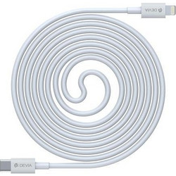 Καλώδιο Σύνδεσης USB 2.0 Devia EC146 USB C σε Lightning PD 27W 2m Smart Λευκό N62106