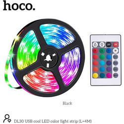 Ταινία LED Hoco. DL30 Plus USB RGB με Τηλεχειριστήριο 4m