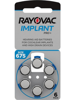 Rayovac Implant Pro Plus 675 6τμχ