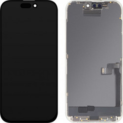 Μονάδα οθόνης LCD MP για Apple iPhone 16 Pro, OLED FHD έκδοση διαγνωστικού ελέγχου, Aftermarket, μαύρο