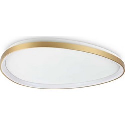Ορειχάλκινη Πλαφονιέρα LED 4000K 42W Gemini PL D081