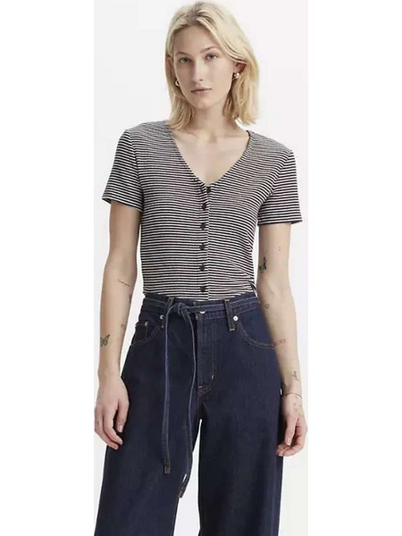 Levi΄s MUSE SS TEE for women BLACK Stripe