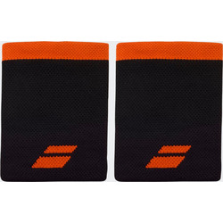 Περικάρπια Babolat Logo Jumbo Wristbands x 2 Black