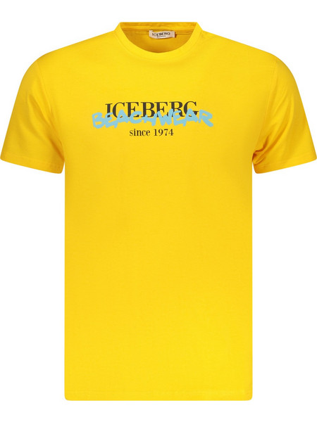 Iceberg Mens Short-sleeved T-shirt Yellow ICE3MTS01_GIYELLOW
