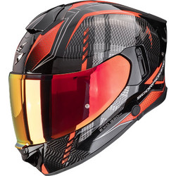 Scorpion Exo 530 Air Theras Mettalic Black Red Κράνος Μηχανής Full Face 1650gr