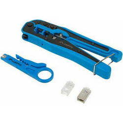 Lanberg Πρέσα Ακροδεκτών Δικτύου RJ12, RJ11, RJ45 με Απογυμνωτή NT-0303