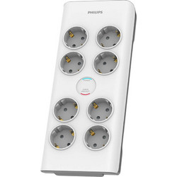 Philips SPN7080WA.GRS Πολύπριζο ασφαλείας 8 θέσεων