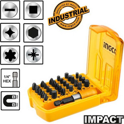 INGCO AKSD68303 Κατσαβιδόμυτες 25mm Impact Σετ 30 Τεμ