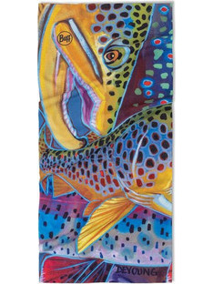 Buff CoolNet UV(R) Neckwear Derek De Young Trout Confetti One Size