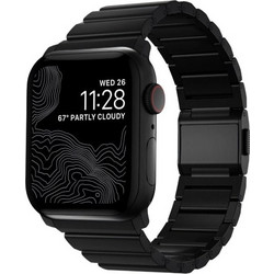 Nomad Strap Titanium Black V2 46mm/49mm Connector Black