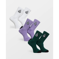 Kid's Volcom Full Stone Sock 3Pk MULTI