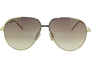 Givenchy GV40092U 32F Ανδρικά Γυαλιά Ηλίου Aviator Μεταλλικά Χρυσά με Καφέ Φακό