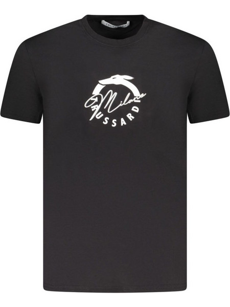 TRUSSARDI SHORT SLEEVE T-SHIRT MEN BLACK - TRU25MTS01_NE03BLAC
