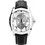 Chronotech Ανδρικό Ρολόι με Μαύρο Δερμάτινο Λουράκι CT7896M-104