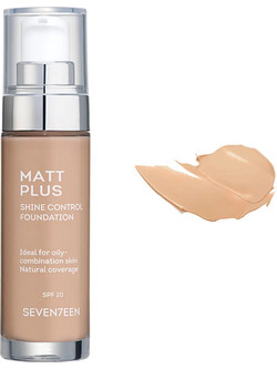 Seventeen Matt Plus 05 Dark Beige Liquid Foundation SPF20 30ml