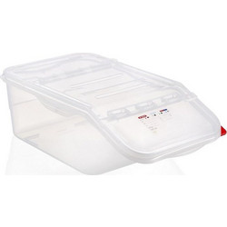 ΔΟΧΕΙΟ ΣΤΕΡΑΙΩΝ ΤΡΟΦΙΜΩΝ GN 1/1 22.65lt 565x340x200mm 09144 - ARAVEN