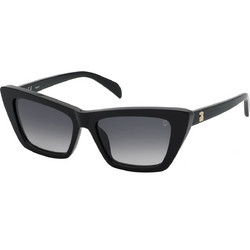 Tous STOB45V 0700 Γυναικεία Γυαλιά Ηλίου Cat Eye Κοκάλινα Μαύρα με Μαύρο Φακό