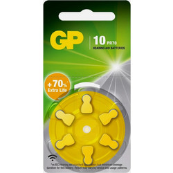Gp Zinc Air 10 6τμχ