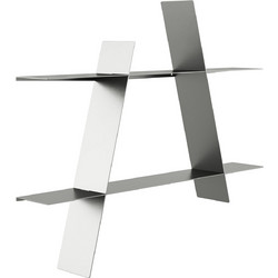 Ράφι A-Shelf Large Silver Ατσάλι L67xD12xH78 Cm ANDERSEN FURNITURE