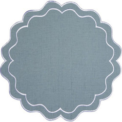 Σουπλά Banda GI0455 38cm Blue Casa Domani Βαμβάκι,Ύφασμα