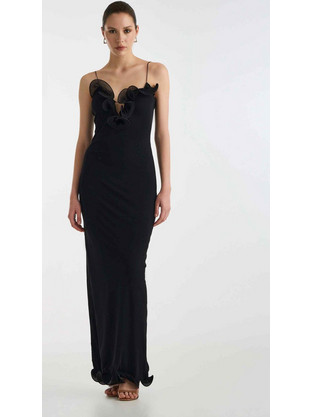 Callista Long Dress Hill Black