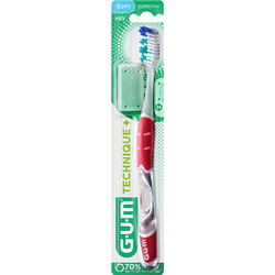 Gum 490 Technique Full Soft Οδοντόβουρτσα Κόκκινη