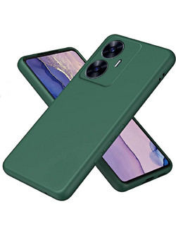 Θήκη Σιλικόνης Soft για Realme C55 - Χρώμα: Σκούρο Πράσινο