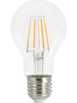 LED FILAMENT A60 4,5W 4000K 360 198-250V AC 470LM RA80 E27 2YEARS ΔΙΑΦΑΝΟ 108X60mm / ELIORK45NW