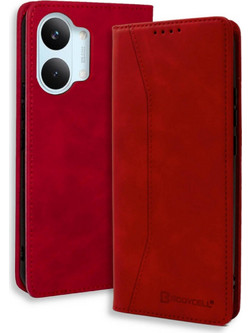 Bodycell Book Case Θήκη Πορτοφόλι Red (Xiaomi Poco X8 Pro Max 5G)