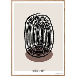 Διακοσμητικό Poster Simplicity | Με Αφηρημένο Minimal Σχέδιο