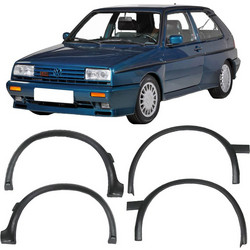 Πλαϊνά Φτερά Τροχών Για VW Golf ΙΙ (2) 87-91 Σετ 4 Τεμάχια