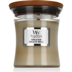 WoodWick Vanilla Bean Αρωματικό κερί 85 gr αλλαγή χρώματος