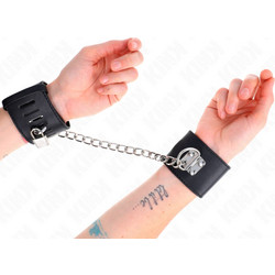 Kink Fixed Χειροπέδες with Chain & Padlock Closure 30cm