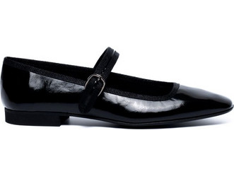 BALLET FLAT WITH STRAP PATENT JOY'S BLACK