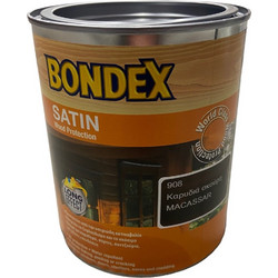 Bondex 908 Βερνίκι Εμποτισμού Ξύλου Έτοιμο προς Χρήση Satin Macassar 0.75lt