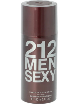 Carolina Herrera 212 Sexy Ανδρικό Αποσμητικό Spray Χωρίς Αλουμίνιο 150ml