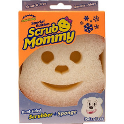 Σφουγγάρι Scrub Daddy Scrub Mommy White Polar Bear Christmas Special Edition White