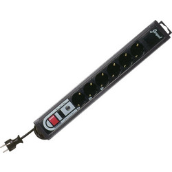 REV Πολύπριζο Aσφαλείας 6 Θέσεων με USB-A, Διακόπτη και Καλώδιο 3m 0015653513
