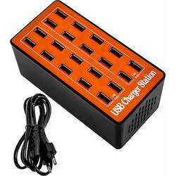 Jiageng JG658 Βάση Φόρτισης με 20 Θύρες USB-A 80W Orange
