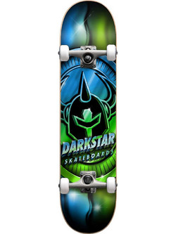 Darkstar Anodize Yth FP with Soft Wheels Lime/Blue 7.25