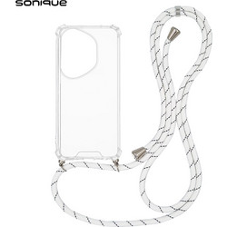 Sonique Armor Clear με Κορδόνι Θήκη (Honor 400 Pro 5G) Rainbow Λευκό