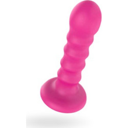 Liberty Μίνι Dildo Σιλικόνη με Βεντούζα Ροζ