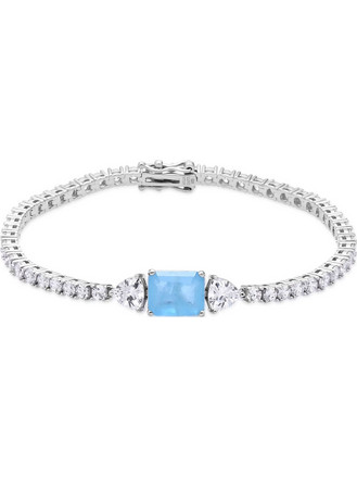 Luxenter Usta Βραχιόλι Ριβιέρα από Ασήμι 925 με Ζιργκόν 20cm BX525906