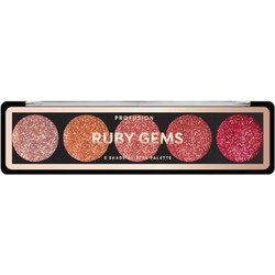 Profusion Ruby Gems 5 Shade Glitter Παλέτα Σκιών