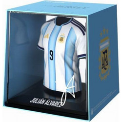 FanCollex: My Jersey - World Cup 2026: Argentina - Alvarez Υπογεγραμμένη Ρέπλικα Jersey (9cm)