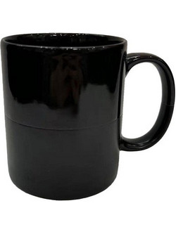 BOLD ΚΟΥΠΑ 8x8x10cm NEW BONE CHINA ΜΑΥΡΟ LIBERTA 028848