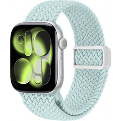 Crong Wave Braided Λουράκι Υφασμάτινο Mint (Apple Watch 44 / 45 / 46 / 49mm)