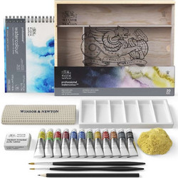 Winsor & Newton Professional Travel Box Σετ Νερομπογιές 20pcs 831014