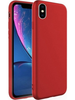 Θήκη για iPhone XR Silky and Soft Touch Silicone σε Μπορντό Μπορντό Θήκη πλάτης Σιλικόνη