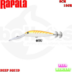 Rapala Deep Squid Τεχνητό Δόλωμα Καλαμαριέρα 9cm 15gr OTU